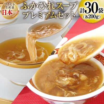 ふかひれ スープ プレミアムセット 極200g 2p 煌200g 3p 計6箱 [20566119]
