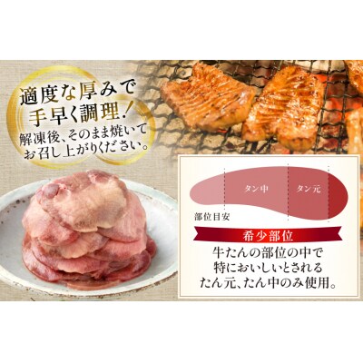 牛たん スライス たんや善治郎 丸たん500g [チソー食房 宮城県 気仙沼市 20566000]