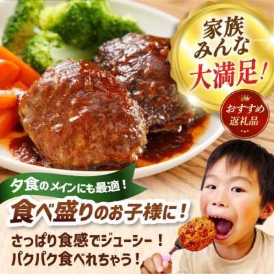 3回 定期便 レンジで簡単 ハンバーグ 60g 50個 総計 150個 9kg [20566202]