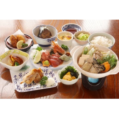 宿泊 唐桑御殿つなかん 一泊二食付 宿泊券 [盛屋水産 宮城県 気仙沼市 20566245]