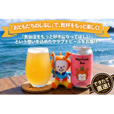 ビール Hoya Friends Beer 3液種 370ml缶 計6本 [20566095]