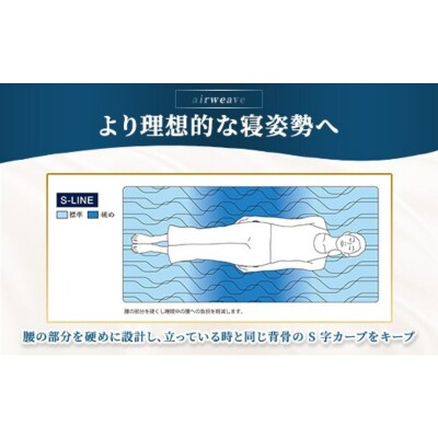 エアウィーヴ マットレストッパー1.0 ダブル| 【正規品】 日本製 快眠 寝具 高反発 洗える