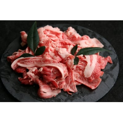 3カ月定期便 北海道産 星空の黒牛 切り落とし 約1kg(500g×2)牛肉