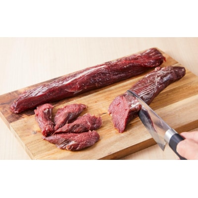 【先行予約/2026年3月以降発送】北海道 標茶町産 エゾ 鹿肉 ヒレ ブロック 1kg