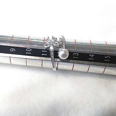 リング・フラワー(淡水本真珠・ボタン)SV製　1919