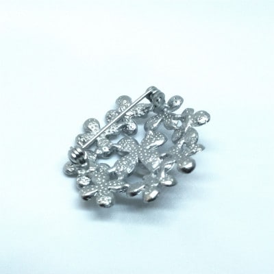 ブローチ・フラワー(A)(淡水本真珠・ボタン) 1982