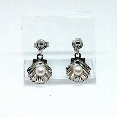 真珠ピアス・シェル(淡水本真珠・ボタン) 1997