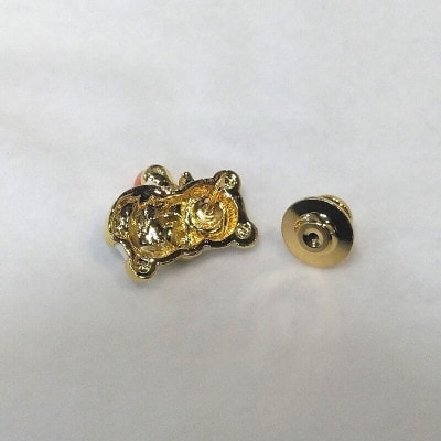 珊瑚ピンブローチ・パンダ(深海珊瑚)2117