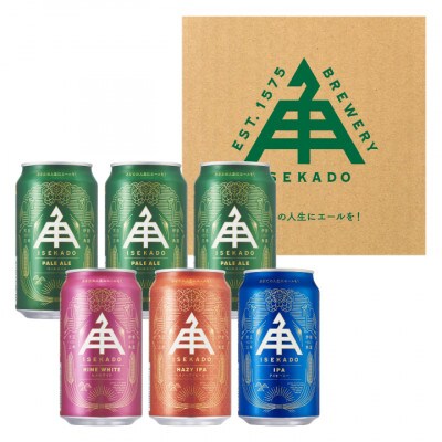 ISEKADO　定番ビール　4種6缶セット　1596