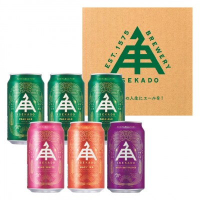 ISEKADO　新定番ビール　4種6缶セット　1725　