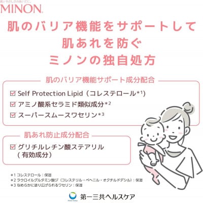 ミノン全身保湿クリーム2本　2023