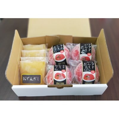 赤いとまて箱　丸ごととまとのがんもおでん