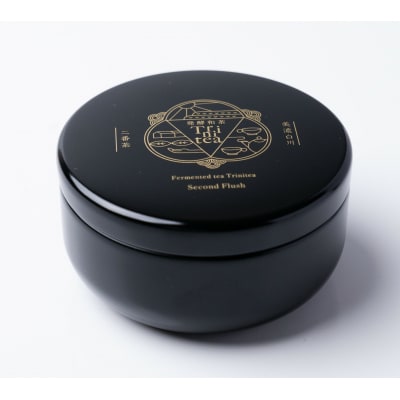 発酵和茶Trinitea 3点セット (一番茶ティーバッグ缶、二番茶ティーバッグ缶、二番茶茶葉缶)