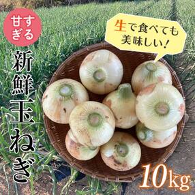 【先行受付】甘すぎる新鮮玉ねぎ 10kg(5/15～6/15出荷分)