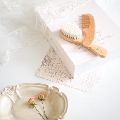 hairbrush&combset (刻印あり)ギフトセット F20E-965