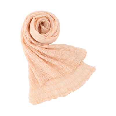 シルクシャーリングマフラー(草木染め):さくら F20E-064