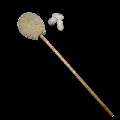 《シルク100%》 背中美人ブラシ 大サイズ(白) F21E-503