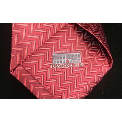 【高級純国産 富岡シルク100%】 ネクタイ(ヘリンボン):ターコイズ F21E-368