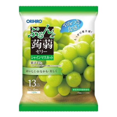 【3ヶ月定期便】オリヒロ ぷるんと蒟蒻ゼリーパウチ 3種セット計24袋×3回 F21E-482