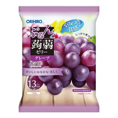 【3ヶ月定期便】オリヒロ ぷるんと蒟蒻ゼリーパウチ 3種セット計24袋×3回 F21E-482