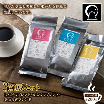 コーヒー 3種豆セット(200g&times;3)