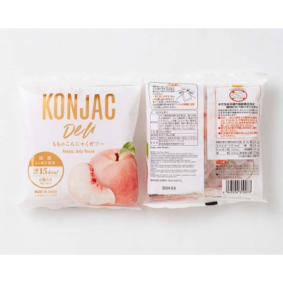 もも・ぶどう・りんご こんにゃくゼリー (20g×6個×12袋入×各1箱) F21E-238