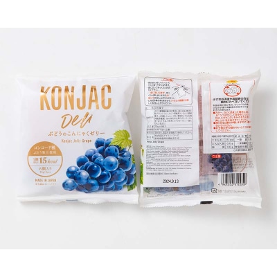 もも・ぶどう・りんご こんにゃくゼリー (20g×6個×12袋入×各1箱) F21E-238