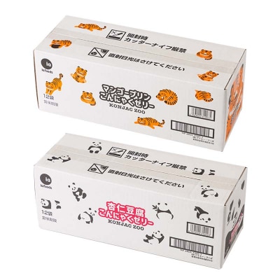 マンゴープリン・杏仁豆腐こんにゃくゼリー(20g×6個×12袋入)×各1箱 F21E-235