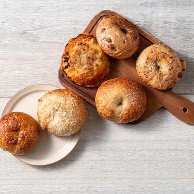 朝から並ぶ人気店! 「つばめベーグル」6種のベーグルセット F21E-496