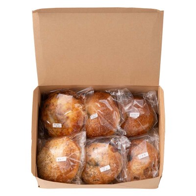 朝から並ぶ人気店! 「つばめベーグル」6種のベーグルセット F21E-496