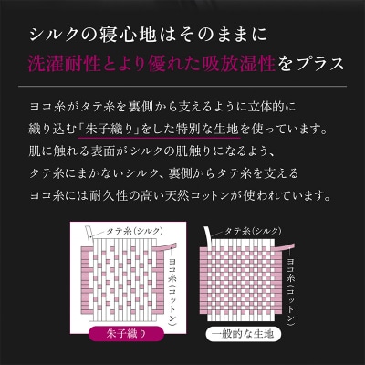 【中わた 富岡産シルク100%】 枕パット ピンクゴールド F21E-457