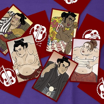 大喜利系カードゲーム「醜名番付」 F21E-537