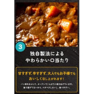 デニッシュ カレーパン 8個 セット 冷凍 揚げないパン 京都府八幡市
