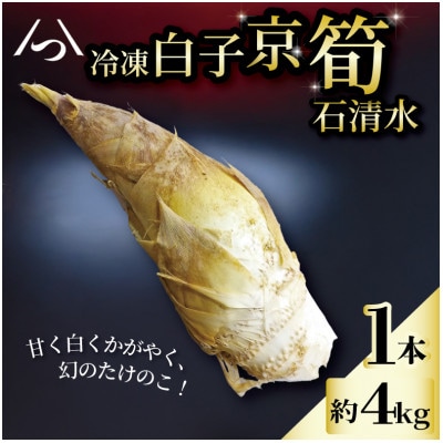 京都府八幡市産 白子京筍 石清水 1本 約4kg 冷凍