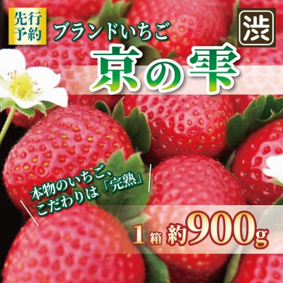 いちご 京の雫 化粧箱入り  1箱 900g 20～28粒入り