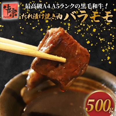 たれ漬け焼肉 バラ、モモ 計500g