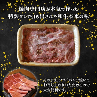 たれ漬け焼肉 バラ、モモ 計500g