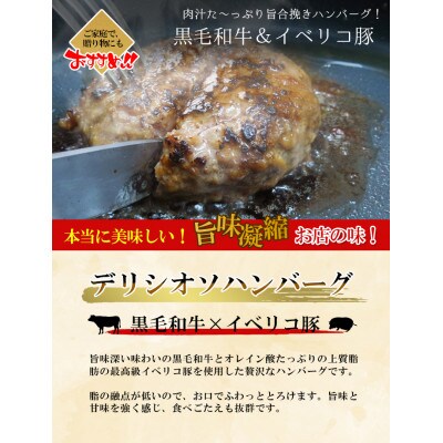 イベリコ豚と黒毛和牛のデリシオソハンバーグ 150g×8個