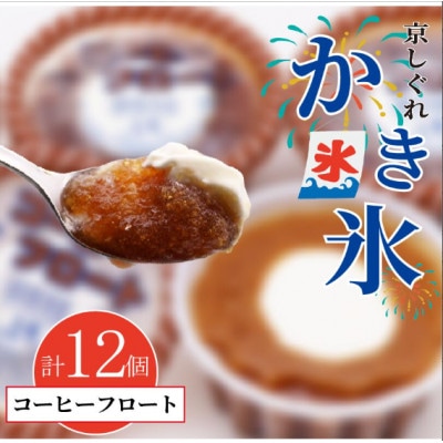 かき氷 京しぐれ コーヒーフロート 12個 氷菓