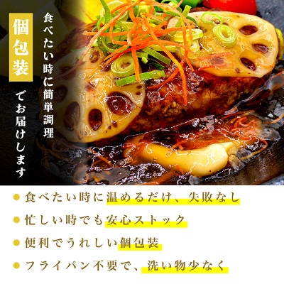 京湯葉と京山椒のあんかけハンバーグ 合計2.2kg 220g×10個
