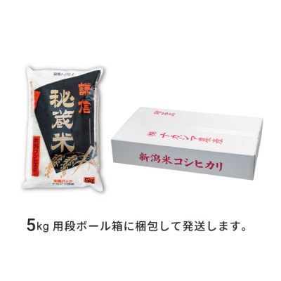 【発送月固定定期便】謙信秘蔵米5kg(精米)【偶数月】全6回
