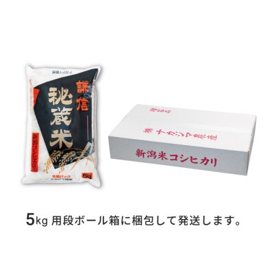 【発送月固定定期便】謙信秘蔵米(精米)　月替わり発送　奇数月5kg・偶数月10kg全12回