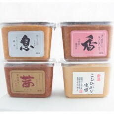 越後のみそ　味めぐりセット(カップ)