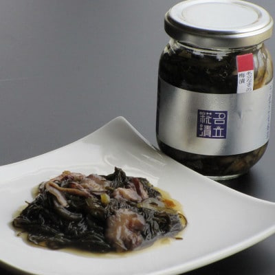 発酵のまち上越より　名立のかあちゃん手作りのお刺身の漬物2本　銀鮭の糀漬・名立なまこの梅漬