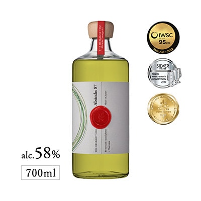 【SFWSC2024ダブルゴールド受賞】 YASOアブサン　700ml×1本　/　新潟県産よもぎ使用
