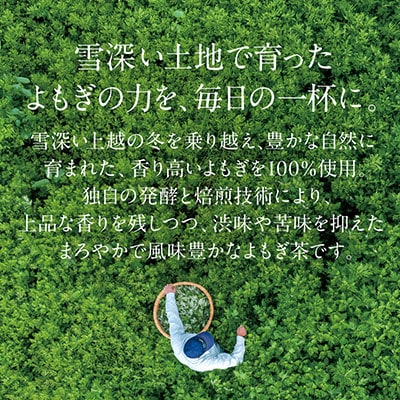 新潟県産天然よもぎ100%　よもぎ茶50包入×1箱