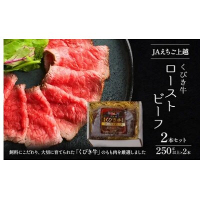JAえちご上越のくびき牛ローストビーフ(250g×2パック)