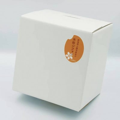 新潟県上越市産米の米粉100%どぶろくシフォンケーキ