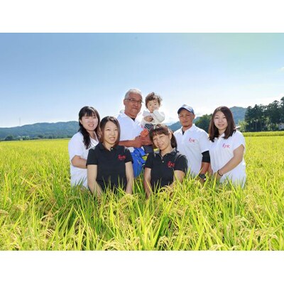 2022年10月発送開始『定期便』新潟県上越市産　花の米の越後かに米こしひかり白米5kg全6回
