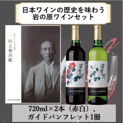 日本ワインの歴史を味わう岩の原ワインセット(赤白2本、冊子1冊)